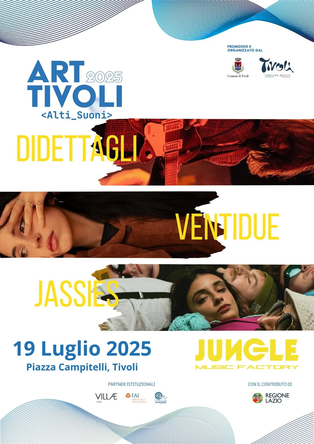 Programma AltiSuoni 19 luglio 2025: Didettagli, Ventidue e Jassies