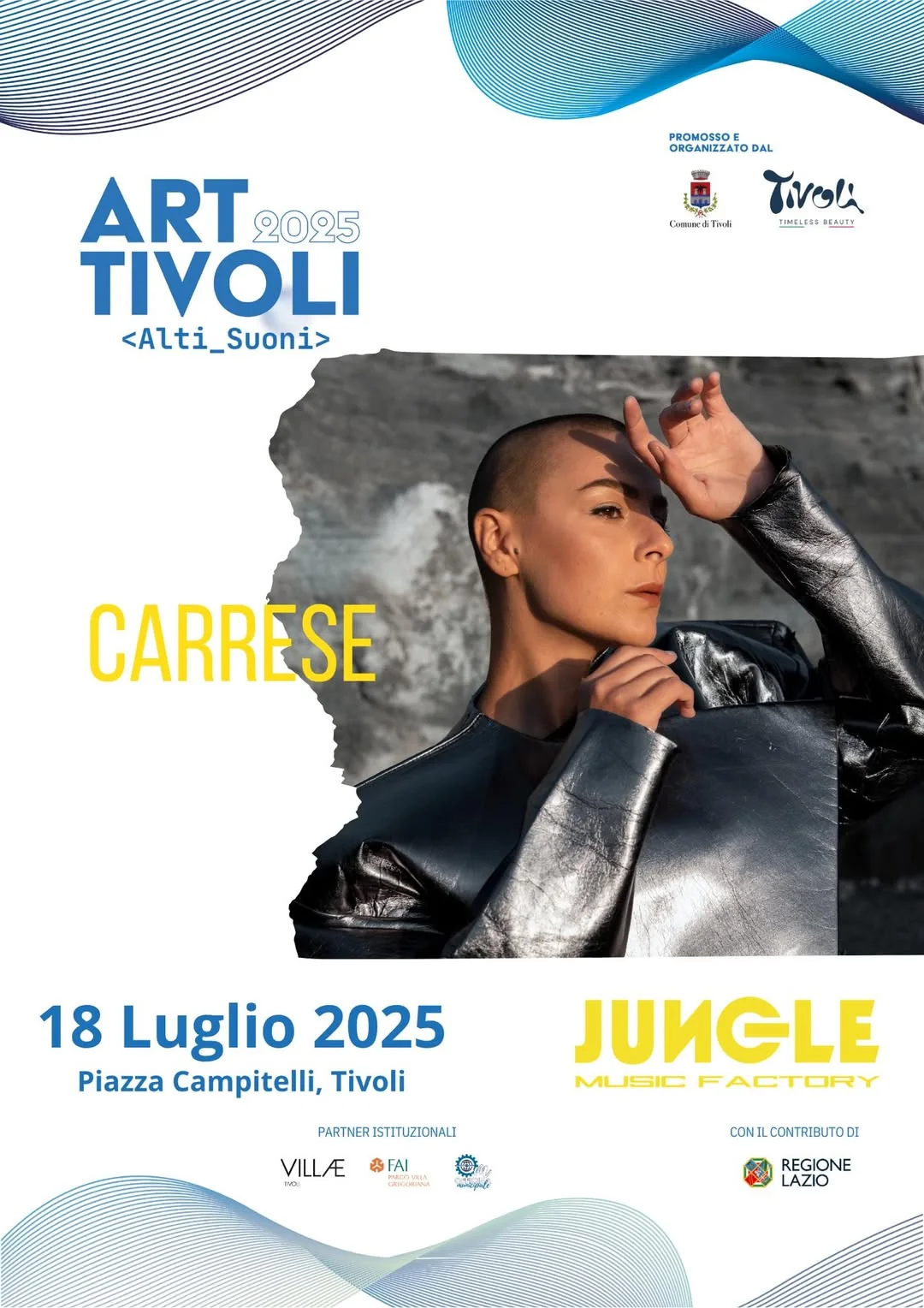 Locandina individuale di Carrese per AltiSuoni 2025