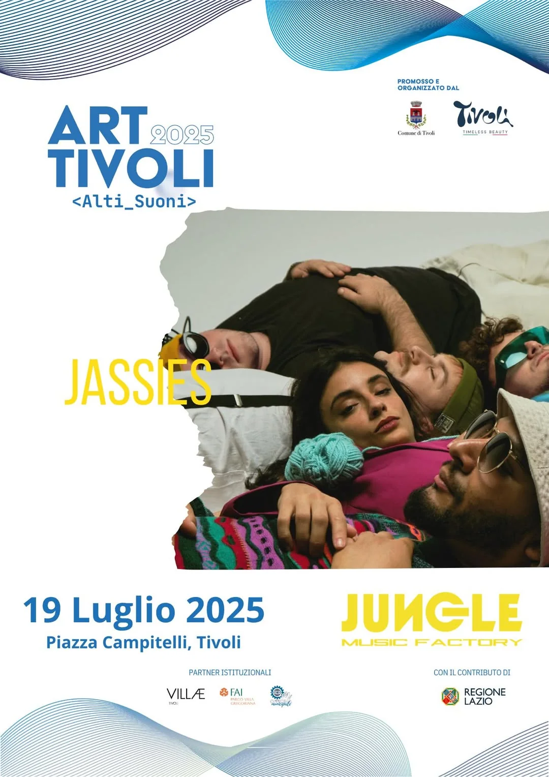 Locandina individuale dei Jassies per AltiSuoni 2025
