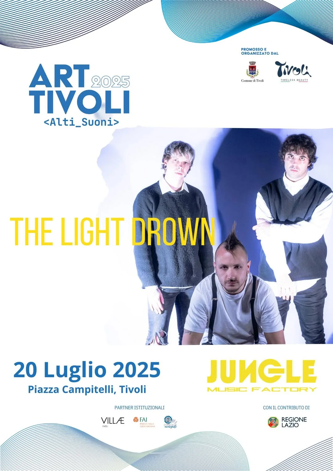 Locandina individuale dei The Light Drown per AltiSuoni 2025
