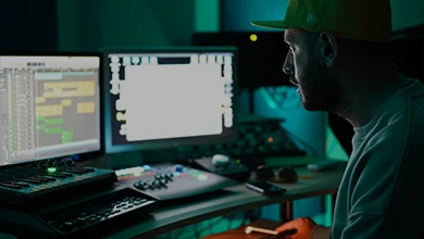 Ambiente dedicato alla produzione musicale del Jungle Music Factory