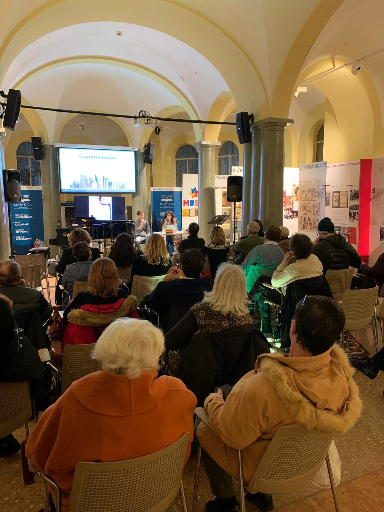 Pubblico durante l’ultima lezione-concerto di Storia del Jazz